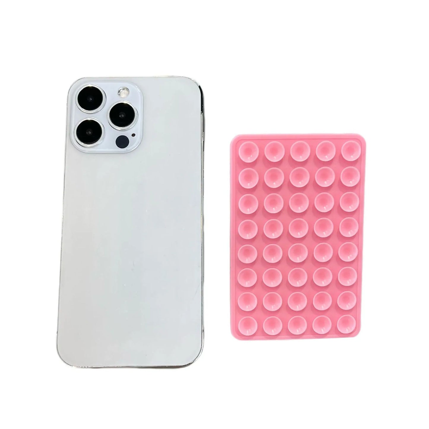 Double Sided Silicone Suction Cup Phone Case Detachable Stand For Hands-Free Wall Stand For Selfies And Videos